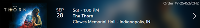 The Thorn-Clowes Memorial Hall-September 28th 1pm